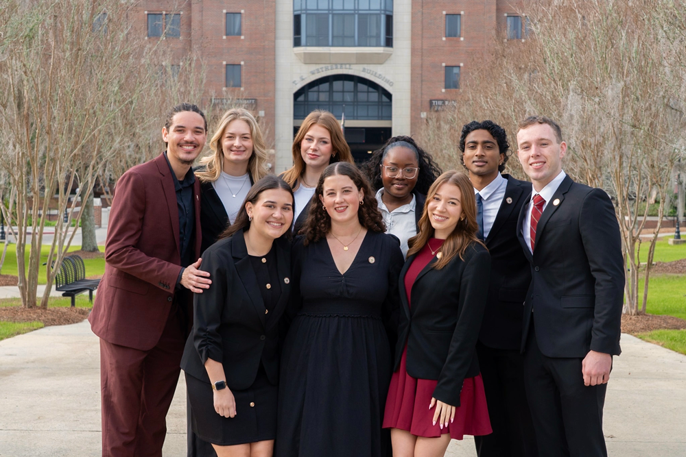 A group photo of the Student Foundation Board of Trustees